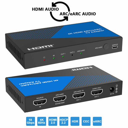 HDMI ARC/eARC Audio Adapter Converter main