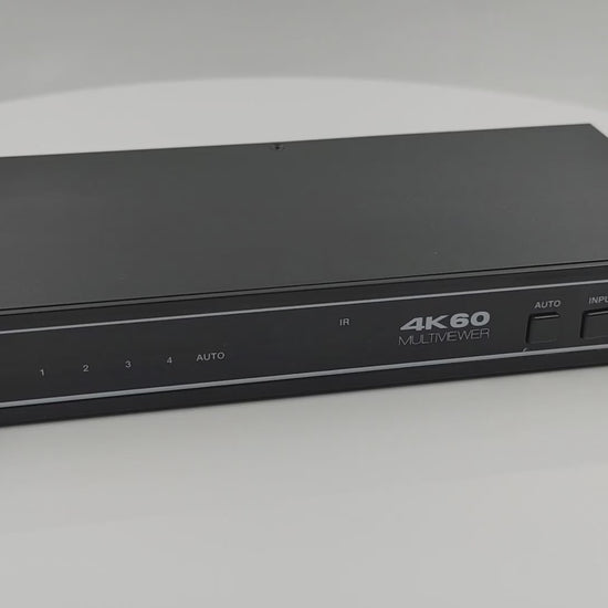 4K HDMI Multiviewer 4x1 Audio Extractor video introduction