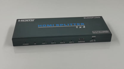 HDMI Splitter 1 in 4 out 4K 60Hz introduction